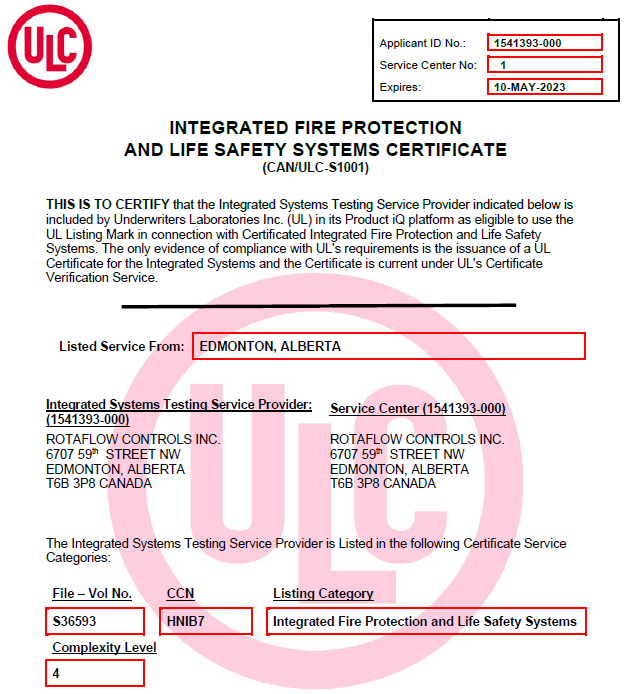 Rotaflow Can Provide Integrated Testing Of Fire Protection And Life Safety Systems Rotaflow 4975